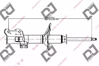 Амортизатор DJ PARTS DS1096GS